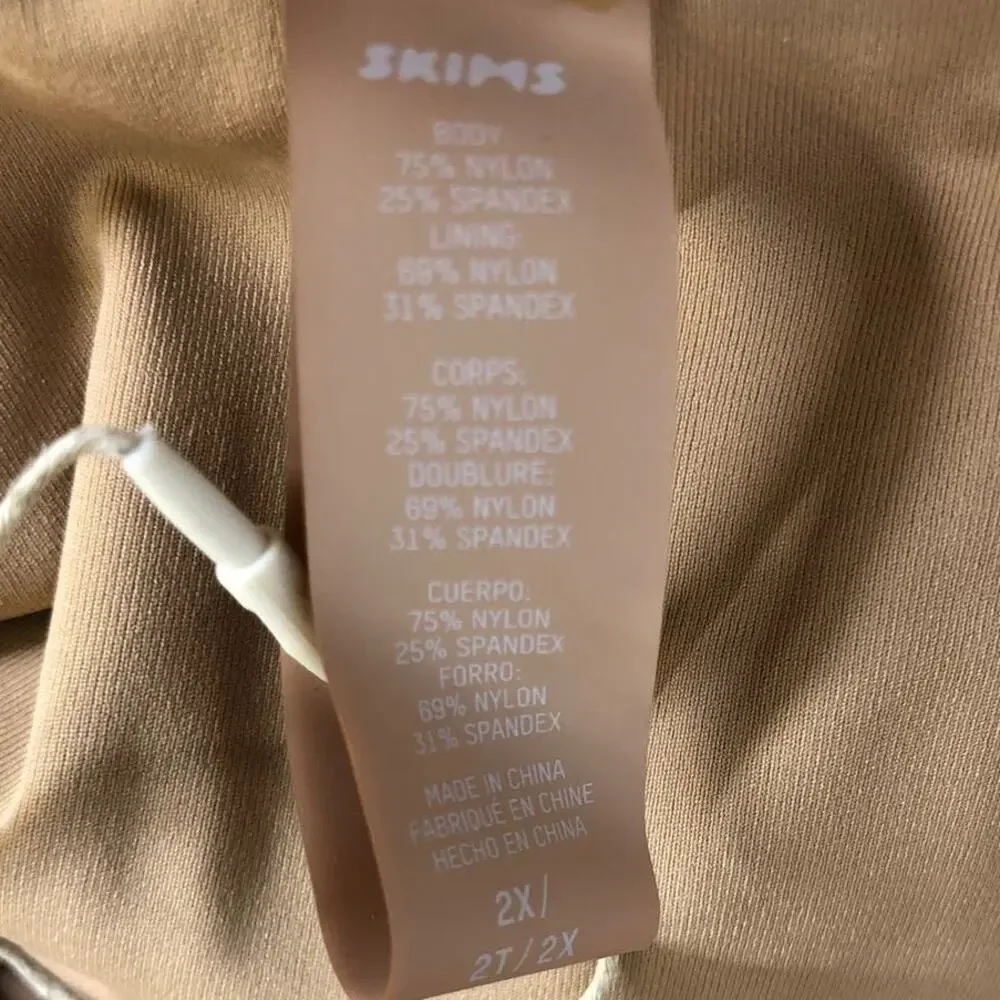 Skims Sculpting Swim Ruched One Piece Sienna NWT Size 2X